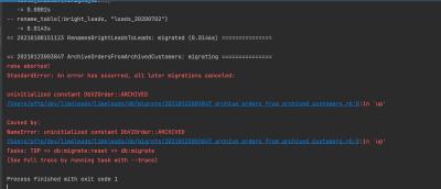 Staled migrations on db:migrate:reset