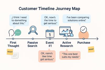 Customer Timeline Journey Map